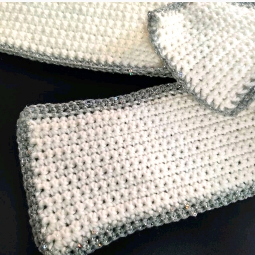 Handmade Snow and Frost Scarf